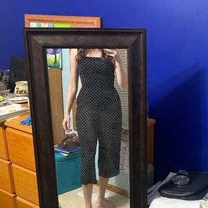 Xs polkadotted romper